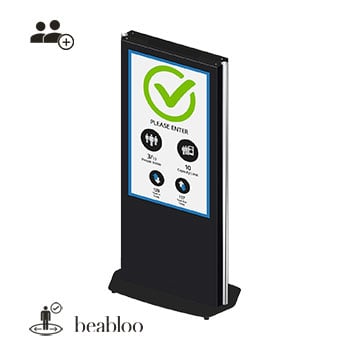 Beabloo Interaction Care Bundle - 1 Year Occupancy - 43" Samsung Screen in Freestanding Totem : image 1