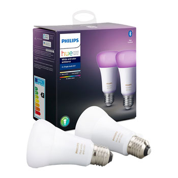 Philips Hue White and Colour Ambience E27 Twin Pack : image 1