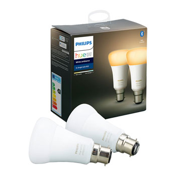 Philips Hue White Ambience 8.5W B22 Twin Pack : image 1