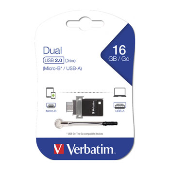 Verbatim 16GB Dual Drive OTG microUSB / USB A USB2.0 : image 4