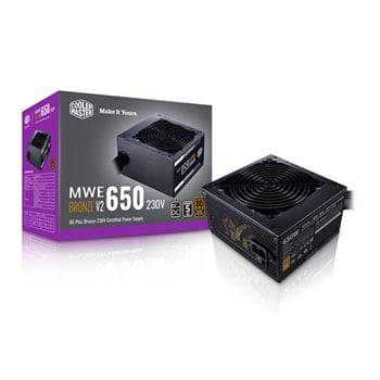 COOLER MASTER - 【新品訳あり(箱きず・やぶれ)】 Cooler Master　MWE Bronze V2 FR 650W MPE-6501-ACAAW-BJP　650W Cooler Master MWE Bronze 650 V2 230v PSU / Power Supply LN109092