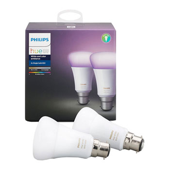 Philips Hue White and Colour Ambience B22 3x Twin Pack : image 2