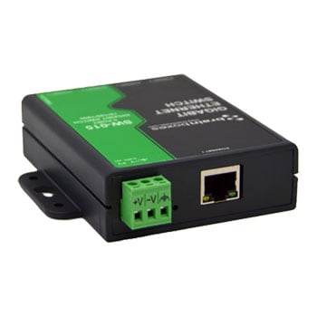 Brainboxes Compact DIN Rail Mountable 5 Port Gigabit Ethernet Switch : image 3