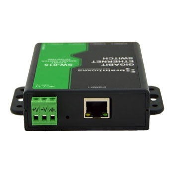 Brainboxes Compact DIN Rail Mountable 5 Port Gigabit Ethernet Switch : image 4