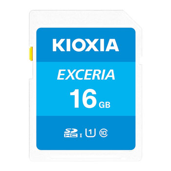 Kioxia Exceria 16GB UHS 1 Class 10 SD Card : image 1