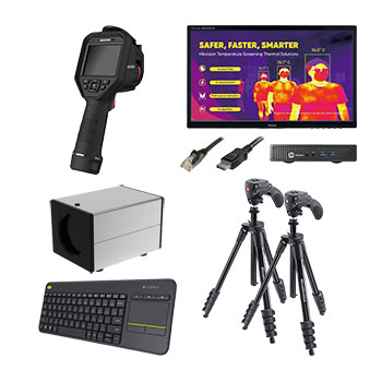 Thermal Screening Bundle, High-End Handheld Solution, 6.2mm Camera, Mini-PC, 2xTripods : image 1