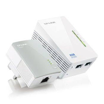TP-Link Kit 2 Pack Powerline 600 Wi-Fi Extender Starter Kit