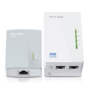 TP-Link Kit 2 Pack Powerline 600 Wi-Fi Extender Starter Kit : image 2