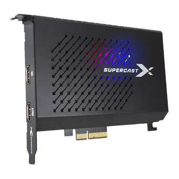 Supercast X LiVE4K UHD 4K@60 HDR Internal PCIe Caprure Card HDMI2.0