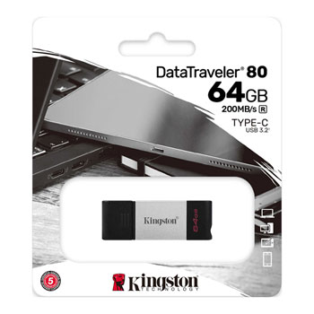 Kingston 64GB DataTraveler 80 : image 4