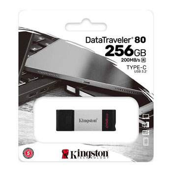 Kingston 256GB DataTraveler 80 USB-C Memory Stick : image 4