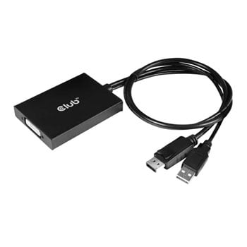 Club3D 60cm DP to DVI-D DL Active Adapter Cable