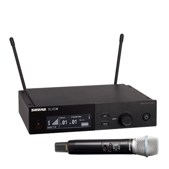 Shure SLX-D Wireless System with Beta87A Handheld (Rack Mount) : image 1