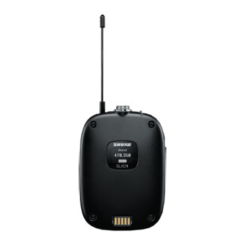 Shure SLX-D Wireless with WL183 Omnidirectional TQG Mic, 120 dB dynamic range, 100m signal range : image 3