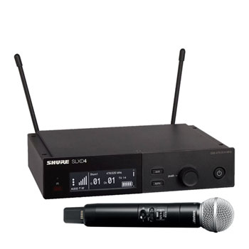 Shure SLX-D Wireless System with SM58 Handheld (Rack Mount)