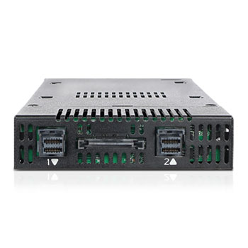 Icy Dock ToughArmor 2 Bay M.2 NVMe SSD Mobile Rack For External 3.5" Bay : image 4