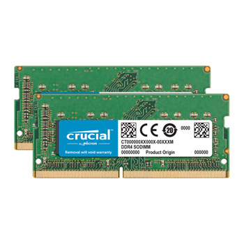 Crucial 32GB (16GBx2) DDR4 2666MHz SODIMM RAM for Mac LN109981