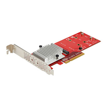 Startech.com Dual M.2 PCIe SSD Adapter Card : image 1