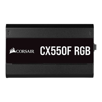 Corsair 550 Watt CX550F RGB Fully Modular Black PSU/Power Supply : image 3