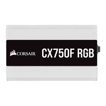 Corsair 750 Watt CX750F RGB Fully Modular White PSU/Power Supply : image 3
