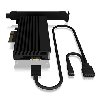 ICY BOX ARGB M.2 PCIe Adapter Card : image 2