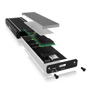 ICY BOX RGB M.2 NVMe SSD USB-C External Enclosure : image 3