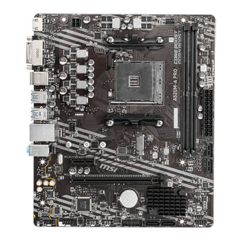 MSI AMD Ryzen A520M-A PRO AM4 MicroATX Motherboard : image 2