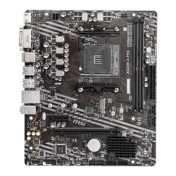 MSI AMD Ryzen A520M-A PRO AM4 MicroATX Motherboard LN110284