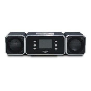 HiPoint Black Mini Speaker with microSD Slot Rechargable/Mains Portable