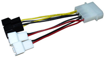 Zalman Multi Fan Power Connector for x4 Fans : image 1