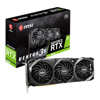 MSI NVIDIA GeForce RTX 3080 10GB VENTUS 3X OC Ampere Graphics Card