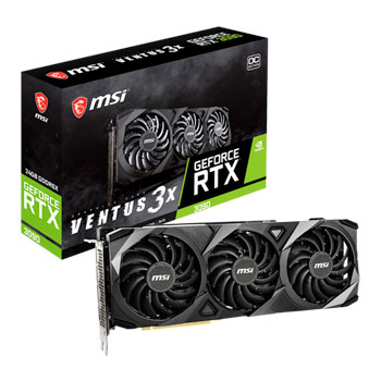 MSI NVIDIA GeForce RTX 3090 24GB VENTUS 3X OC Ampere Graphics Card