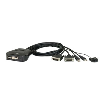 ATEN 2-Port USB DVI Cable KVM Switch : image 1