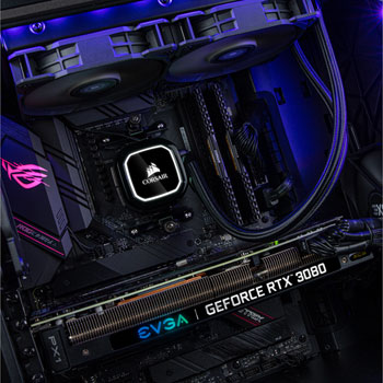 High End Gaming PC with NVIDIA Ampere GeForce RTX 3080 and AMD Ryzen 7 5800X3D : image 4