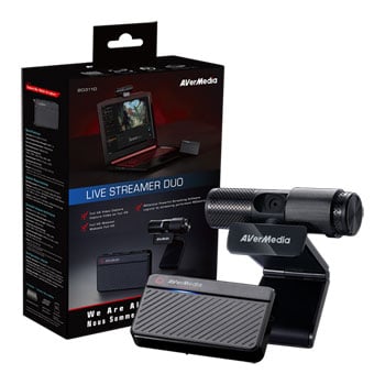 AVerMedia Live Streamer DUO External HDMI Capture Card  Webcam