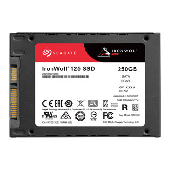 Seagate 250GB IronWolf 125 NAS SSD SATA 2.5" : image 4