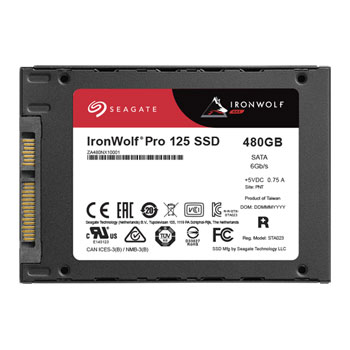 Seagate 480GB IronWolf Pro 125 NAS SSD SATA 2.5" : image 4