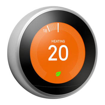 Google Nest Learning Thermostat 3rd Gen Steel : image 1