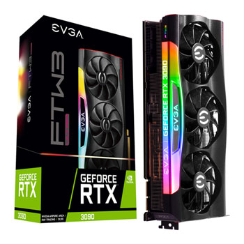 EVGA NVIDIA GeForce RTX 3090 24GB FTW3 ULTRA GAMING Ampere Graphics Card