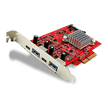 Lycom USB 3.1 Gen2 Individual 4 Ports 2x USB-C + 2x USB-A PCIe Host Adapter : image 1