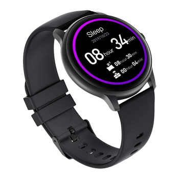 MI IMILAB KW66 3D HD Curved Screen Smartwatch iOS/Android Black (2021 Edition) : image 3