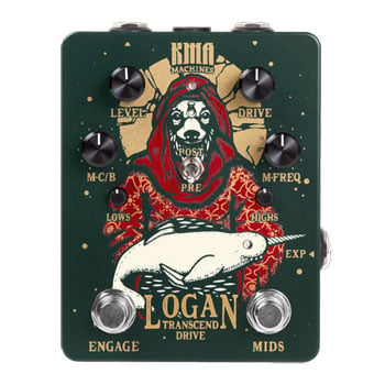KMA Logan Overdrive Pedal with Mid-EQ Pre/Post Gain : image 2