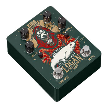 KMA Logan Overdrive Pedal with Mid-EQ Pre/Post Gain : image 3