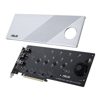 ASUS HYPER M.2 PCIe x16 Gen 4 NVMe Card with 4x M.2 Slots : image 2