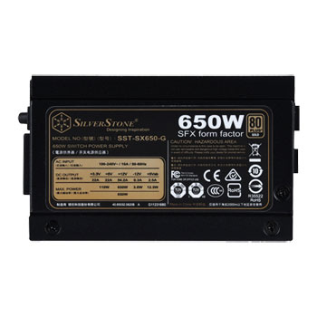 SilverStone 650 Watt SX650-G v1.1 SFX Fully Modular PSU/Power Supply : image 3