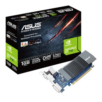ASUS NVIDIA GeForce GT 710 1GB Passive Graphics Card