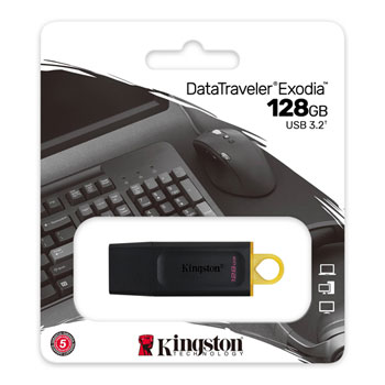 Kingston 128GB USB3.2 DataTraveler Exodia Pen Drive : image 3