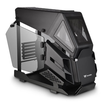 Thermaltake AH T200 Black Tempered Glass MicroATX PC Gaming Case