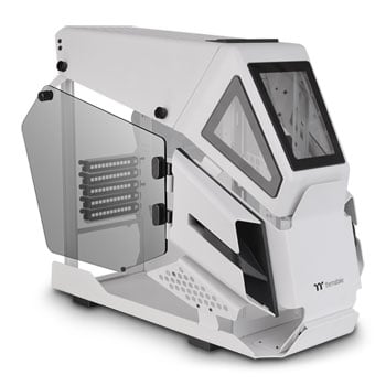 Thermaltake AH T200 Snow Tempered Glass MicroATX PC Gaming Case