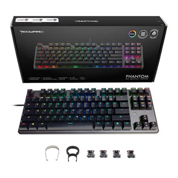 Tecware Phantom RGB 88-Key Mechanical Keyboard (Red Switch) : image 4